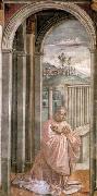 GHIRLANDAIO, Domenico Portrait of the Donor Giovanni Tornabuoni oil on canvas